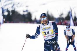23.03.2024, Meribel, France (FRA): Richard Jouve (FRA) - French Championships cross-country, relay, Meribel (FRA). www.nordicfocus.com. © Thibaut/NordicFocus. Every downloaded picture is fee-liable.