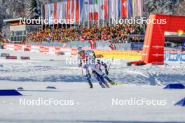 14.01.2024, Oberstdorf, Germany (GER): Espen Andersen (NOR) - FIS world cup nordic combined men, compact HS106/7.5km, Oberstdorf (GER). www.nordicfocus.com. © Volk/NordicFocus. Every downloaded picture is fee-liable.