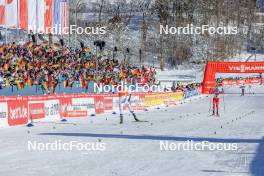 14.01.2024, Oberstdorf, Germany (GER): Jarl Magnus Riiber (NOR), Stefan Rettenegger (AUT), (l-r)  - FIS world cup nordic combined men, compact HS106/7.5km, Oberstdorf (GER). www.nordicfocus.com. © Volk/NordicFocus. Every downloaded picture is fee-liable.