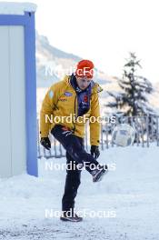 14.01.2024, Oberstdorf, Germany (GER): Coach Eric Frenzel (GER) - FIS world cup nordic combined men, compact HS106/7.5km, Oberstdorf (GER). www.nordicfocus.com. © Volk/NordicFocus. Every downloaded picture is fee-liable.