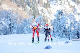 13.01.2024, Oberstdorf, Germany (GER): Julian Schmid (GER) - FIS world cup nordic combined men, individual gundersen HS106/10km, Oberstdorf (GER). www.nordicfocus.com. © Volk/NordicFocus. Every downloaded picture is fee-liable.