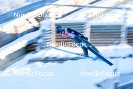 12.01.2024, Oberstdorf, Germany (GER): Stephen Schumann (USA) - FIS world cup nordic combined men, training, Oberstdorf (GER). www.nordicfocus.com. © Volk/NordicFocus. Every downloaded picture is fee-liable.