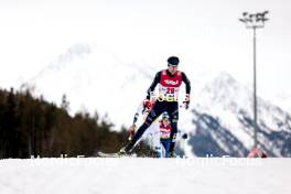 02.02.2024, Seefeld, Austria (AUT): Aaron Kostner (ITA) - FIS world cup nordic combined men, individual gundersen HS109/7.5km, Seefeld (AUT). www.nordicfocus.com. © Modica/NordicFocus. Every downloaded picture is fee-liable.