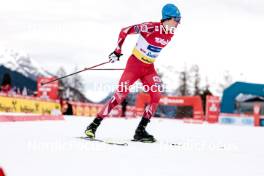 02.02.2024, Seefeld, Austria (AUT): Thomas Rettenegger (AUT) - FIS world cup nordic combined men, individual gundersen HS109/7.5km, Seefeld (AUT). www.nordicfocus.com. © Modica/NordicFocus. Every downloaded picture is fee-liable.