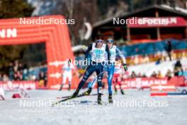 03.02.2024, Seefeld, Austria (AUT): Samuel Costa (ITA) - FIS world cup nordic combined men, individual gundersen HS109/10km, Seefeld (AUT). www.nordicfocus.com. © Modica/NordicFocus. Every downloaded picture is fee-liable.