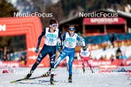 03.02.2024, Seefeld, Austria (AUT): Wille Karhumaa (FIN) - FIS world cup nordic combined men, individual gundersen HS109/10km, Seefeld (AUT). www.nordicfocus.com. © Modica/NordicFocus. Every downloaded picture is fee-liable.