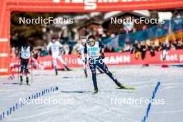 03.02.2024, Seefeld, Austria (AUT): Aaron Kostner (ITA) - FIS world cup nordic combined men, individual gundersen HS109/10km, Seefeld (AUT). www.nordicfocus.com. © Modica/NordicFocus. Every downloaded picture is fee-liable.