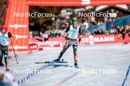 03.02.2024, Seefeld, Austria (AUT): Wendelin Thannheimer (GER) - FIS world cup nordic combined men, individual gundersen HS109/10km, Seefeld (AUT). www.nordicfocus.com. © Modica/NordicFocus. Every downloaded picture is fee-liable.