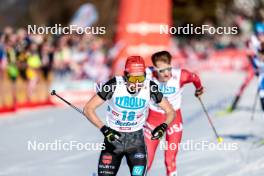 03.02.2024, Seefeld, Austria (AUT): Johannes Rydzek (GER) - FIS world cup nordic combined men, individual gundersen HS109/10km, Seefeld (AUT). www.nordicfocus.com. © Modica/NordicFocus. Every downloaded picture is fee-liable.