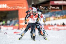 04.02.2024, Seefeld, Austria (AUT): Akito Watabe (JPN), Julian Schmid (GER), (l-r)  - FIS world cup nordic combined men, individual gundersen HS109/12.5km, Seefeld (AUT). www.nordicfocus.com. © Modica/NordicFocus. Every downloaded picture is fee-liable.