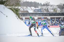 10.02.2024, Otepaeae, Estonia (EST): Wendelin Thannheimer (GER), Otto Niittykoski (FIN), (l-r)  - FIS world cup nordic combined men, individual gundersen HS97/10km, Otepaeae (EST). www.nordicfocus.com. © Authamayou/NordicFocus. Every downloaded picture is fee-liable.