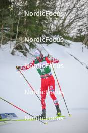 10.02.2024, Otepaeae, Estonia (EST): Lukas Greiderer (AUT) - FIS world cup nordic combined men, individual gundersen HS97/10km, Otepaeae (EST). www.nordicfocus.com. © Authamayou/NordicFocus. Every downloaded picture is fee-liable.
