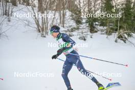10.02.2024, Otepaeae, Estonia (EST): Aaron Kostner (ITA) - FIS world cup nordic combined men, individual gundersen HS97/10km, Otepaeae (EST). www.nordicfocus.com. © Authamayou/NordicFocus. Every downloaded picture is fee-liable.