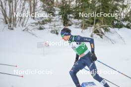 10.02.2024, Otepaeae, Estonia (EST): Aaron Kostner (ITA) - FIS world cup nordic combined men, individual gundersen HS97/10km, Otepaeae (EST). www.nordicfocus.com. © Authamayou/NordicFocus. Every downloaded picture is fee-liable.
