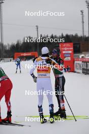 11.02.2024, Otepaeae, Estonia (EST): Jarl Magnus  Riiber (NOR), David  Mach (GER), (l-r)  - FIS world cup nordic combined men, individual gundersen HS97/10km, Otepaeae (EST). www.nordicfocus.com. © Authamayou/NordicFocus. Every downloaded picture is fee-liable.