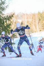 09.02.2024, Otepaeae, Estonia (EST): Mael Tyrode (FRA) - FIS world cup nordic combined men, mass HS97/10km, Otepaeae (EST). www.nordicfocus.com. © Authamayou/NordicFocus. Every downloaded picture is fee-liable.