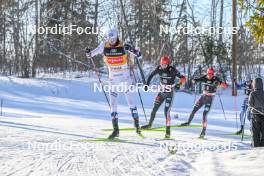 09.02.2024, Otepaeae, Estonia (EST): Jarl Magnus Riiber (NOR), Julian Schmid (GER), (l-r)  - FIS world cup nordic combined men, mass HS97/10km, Otepaeae (EST). www.nordicfocus.com. © Authamayou/NordicFocus. Every downloaded picture is fee-liable.