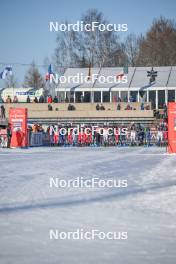 09.02.2024, Otepaeae, Estonia (EST): Johannes Lamparter (AUT), Stefan Rettenegger (AUT), Jarl Magnus Riiber (NOR), Joergen Graabak (NOR), (l-r)  - FIS world cup nordic combined men, mass HS97/10km, Otepaeae (EST). www.nordicfocus.com. © Authamayou/NordicFocus. Every downloaded picture is fee-liable.