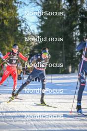 09.02.2024, Otepaeae, Estonia (EST): Aaron Kostner (ITA) - FIS world cup nordic combined men, mass HS97/10km, Otepaeae (EST). www.nordicfocus.com. © Authamayou/NordicFocus. Every downloaded picture is fee-liable.