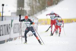 02.03.2024, Lahti, Finland (FIN): Julian Schmid (GER) - FIS world cup nordic combined men, team sprint HS130/2x7.5km, Lahti (FIN). www.nordicfocus.com. © Thibaut/NordicFocus. Every downloaded picture is fee-liable.