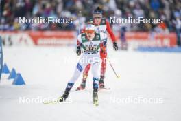 02.03.2024, Lahti, Finland (FIN): Espen Andersen (NOR) - FIS world cup nordic combined men, team sprint HS130/2x7.5km, Lahti (FIN). www.nordicfocus.com. © Thibaut/NordicFocus. Every downloaded picture is fee-liable.