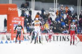 02.03.2024, Lahti, Finland (FIN): Joergen Graabak (NOR), Stefan Rettenegger (AUT), (l-r)  - FIS world cup nordic combined men, team sprint HS130/2x7.5km, Lahti (FIN). www.nordicfocus.com. © Thibaut/NordicFocus. Every downloaded picture is fee-liable.