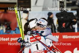 13.01.2024, Oberstdorf, Germany (GER): Mari Leinan Lund (NOR), Marte Leinan Lund (NOR), (l-r)  - FIS world cup nordic combined women, individual gundersen HS106/5km, Oberstdorf (GER). www.nordicfocus.com. © Volk/NordicFocus. Every downloaded picture is fee-liable.