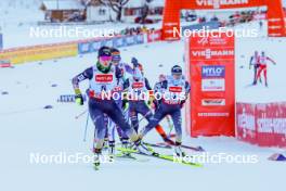 14.01.2024, Oberstdorf, Germany (GER): Haruka Kasai (JPN), Anju Nakamura (JPN), (l-r)  - FIS world cup nordic combined women, compact HS106/5km, Oberstdorf (GER). www.nordicfocus.com. © Volk/NordicFocus. Every downloaded picture is fee-liable.