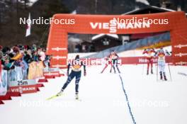 02.02.2024, Seefeld, Austria (AUT): Daniela Dejori (ITA), Hanna Midtsundstad (NOR), (l-r)  - FIS world cup nordic combined women, individual gundersen HS109/5km, Seefeld (AUT). www.nordicfocus.com. © Modica/NordicFocus. Every downloaded picture is fee-liable.