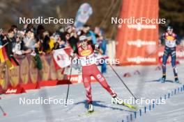 03.02.2024, Seefeld, Austria (AUT): Lisa Hirner (AUT) - FIS world cup nordic combined women, individual gundersen HS109/5km, Seefeld (AUT). www.nordicfocus.com. © Modica/NordicFocus. Every downloaded picture is fee-liable.