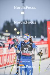 10.02.2024, Otepaeae, Estonia (EST): Lumia Nurmela (FIN) - FIS world cup nordic combined women, individual gundersen HS97/5km, Otepaeae (EST). www.nordicfocus.com. © Authamayou/NordicFocus. Every downloaded picture is fee-liable.