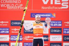 17.03.2024, Trondheim, Norway (NOR): Ida Marie Hagen (NOR) - FIS world cup nordic combined women, cups, Trondheim (NOR). www.nordicfocus.com. © Thibaut/NordicFocus. Every downloaded picture is fee-liable.