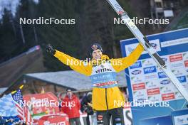01.01.2024, Garmisch, Germany (GER): Andreas Wellinger (GER) - FIS world cup ski jumping men, four hills tournament, individual HS142, Garmisch (GER). www.nordicfocus.com. © Reichert/NordicFocus. Every downloaded picture is fee-liable.