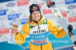 01.01.2024, Garmisch, Germany (GER): Andreas Wellinger (GER) - FIS world cup ski jumping men, four hills tournament, individual HS142, Garmisch (GER). www.nordicfocus.com. © Reichert/NordicFocus. Every downloaded picture is fee-liable.
