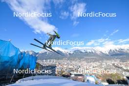 03.01.2024, Innsbruck, Austria (AUT): Erik Belshaw (USA) - FIS world cup ski jumping men, four hills tournament, individual HS130, Innsbruck (AUT). www.nordicfocus.com. © Reichert/NordicFocus. Every downloaded picture is fee-liable.