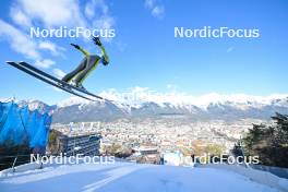 03.01.2024, Innsbruck, Austria (AUT): Daniel Andre Tande (NOR) - FIS world cup ski jumping men, four hills tournament, individual HS130, Innsbruck (AUT). www.nordicfocus.com. © Reichert/NordicFocus. Every downloaded picture is fee-liable.