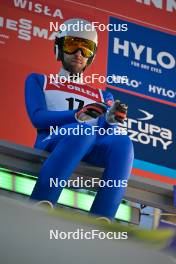 12.01.2024, Wisla, Poland (POL): Fatih Arda Ipcioglu (TUR) - FIS world cup ski jumping men, training, Wisla (POL). www.nordicfocus.com. © Reichert/NordicFocus. Every downloaded picture is fee-liable.
