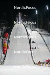 16.01.2024, Szczyrk, Poland (POL): feature: jumping hill, flood light - FIS world cup ski jumping men, training, Szczyrk (POL). www.nordicfocus.com. © Reichert/NordicFocus. Every downloaded picture is fee-liable.