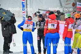 16.01.2024, Szczyrk, Poland (POL): Piotr Zyla (POL), Adam Malysz (POL), (l-r) - FIS world cup ski jumping men, training, Szczyrk (POL). www.nordicfocus.com. © Reichert/NordicFocus. Every downloaded picture is fee-liable.