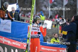 23.02.2024, Oberstdorf, Germany (GER): Gregor Deschwanden (SUI) - FIS world cup ski jumping men, super team HS235, Oberstdorf (GER). www.nordicfocus.com. © Reichert/NordicFocus. Every downloaded picture is fee-liable