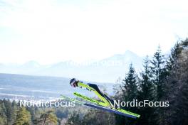 04.01.2024, Villach, Austria (AUT): Samantha Macuga (USA) - FIS world cup ski jumping women, individual HS98, Villach (AUT). www.nordicfocus.com. © Barbieri/NordicFocus. Every downloaded picture is fee-liable.