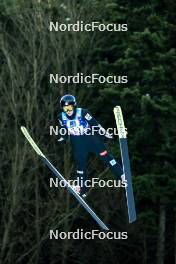 27.01.2024, Ljubno, Slovenia (SLO): Emma Chervet (FRA) - FIS world cup ski jumping women, individual HS94, Ljubno (SLO). www.nordicfocus.com. © Barbieri/NordicFocus. Every downloaded picture is fee-liable.
