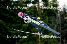 28.01.2024, Ljubno, Slovenia (SLO): Josephine Pagnier (FRA) - FIS world cup ski jumping women, individual HS94, Ljubno (SLO). www.nordicfocus.com. © Barbieri/NordicFocus. Every downloaded picture is fee-liable.