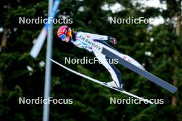 28.01.2024, Ljubno, Slovenia (SLO): Julia Muehlbacher (AUT) - FIS world cup ski jumping women, individual HS94, Ljubno (SLO). www.nordicfocus.com. © Barbieri/NordicFocus. Every downloaded picture is fee-liable.
