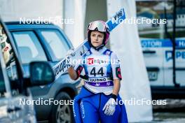 26.01.2024, Ljubno, Slovenia (SLO): Abigail Strate (CAN) - FIS world cup ski jumping women, training, Ljubno (SLO). www.nordicfocus.com. © Barbieri/NordicFocus. Every downloaded picture is fee-liable.