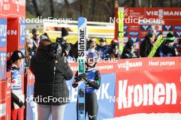 24.02.2024, Hinzenbach, Austria (AUT): Nozomi Maruyama (JPN), Sara Takanashi (JPN), (l-r)  - FIS world cup ski jumping women, individual HS90, Hinzenbach (AUT). www.nordicfocus.com. © Volk/NordicFocus. Every downloaded picture is fee-liable