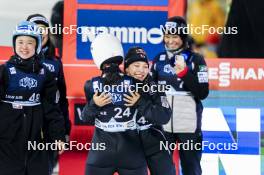 13.03.2024, Trondheim, Norway (NOR): Nozomi Maruyama (JPN), Sara Takanashi (JPN), (l-r)  - FIS world cup ski jumping women, individual HS140, Trondheim (NOR). www.nordicfocus.com. © Thibaut/NordicFocus. Every downloaded picture is fee-liable.