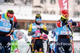 13.01.2024, Sexten, Italy (ITA): Hanna Lodin (SWE), Gjerde Alnes Anikken (NOR), (l-r)  - Ski Classics 3 Zinnen Ski Marathon - Sexten (ITA). www.nordicfocus.com. © Vanzetta/NordicFocus. Every downloaded picture is fee-liable.