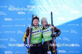 13.01.2024, Sexten, Italy (ITA): Johan Tjelle (NOR), Ida Dahl (SWE), (l-r) - Ski Classics 3 Zinnen Ski Marathon - Sexten (ITA). www.nordicfocus.com. © Vanzetta/NordicFocus. Every downloaded picture is fee-liable.