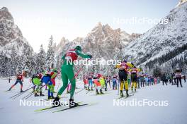 13.01.2024, Sexten, Italy (ITA): Tor Olav Nesheim Haegeland (NOR), Hoel Amund (NOR), (l-r)  - Ski Classics 3 Zinnen Ski Marathon - Sexten (ITA). www.nordicfocus.com. © Vanzetta/NordicFocus. Every downloaded picture is fee-liable.